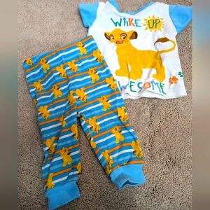 Lion King PJ set 9 month